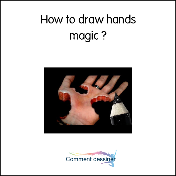 How to draw hands magic